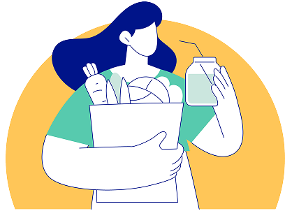 Mantenha uma alimentação balanceada