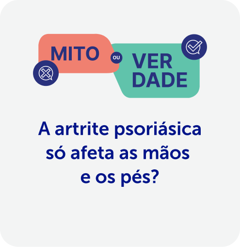 A artrite psoriásica só afeta as mãos e os pés?